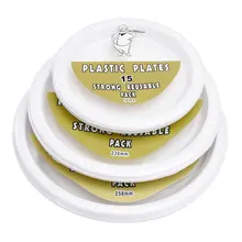 Durable Disposable Paper Plates Wedding Birthday Decoration Baby Shower Festival For Kids Tableware Party Supplies