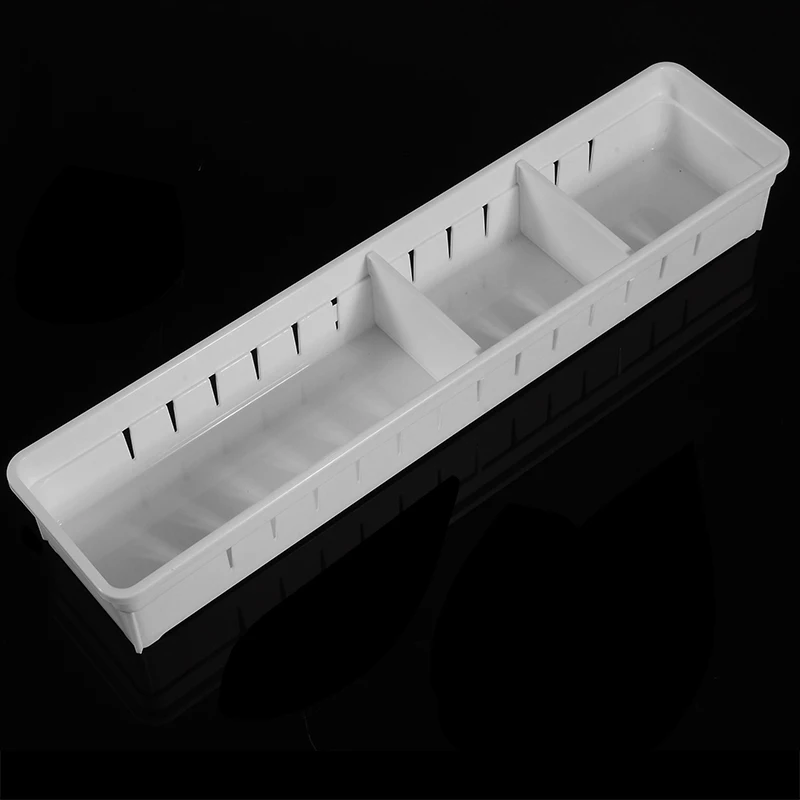 Adjustable  Drawer Organizer Makeup Storage Box Jewelry Divider For DIY Home Kitchen Clear Tools