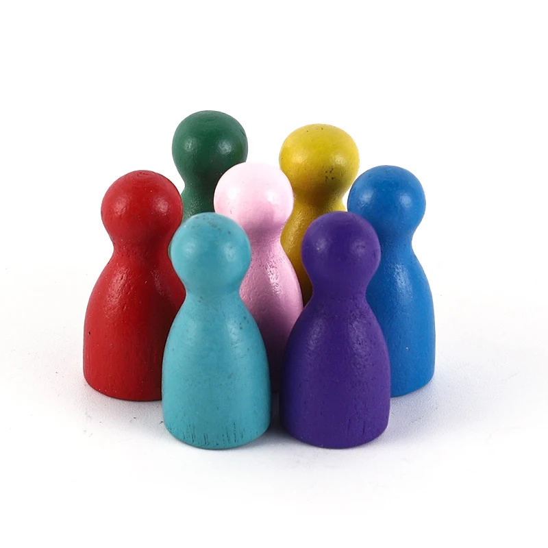 10Pcs/Set Chess Pieces Board Game Accessories Wood Pawn/Chess Card Pieces For Board Game And Other Games Accessories