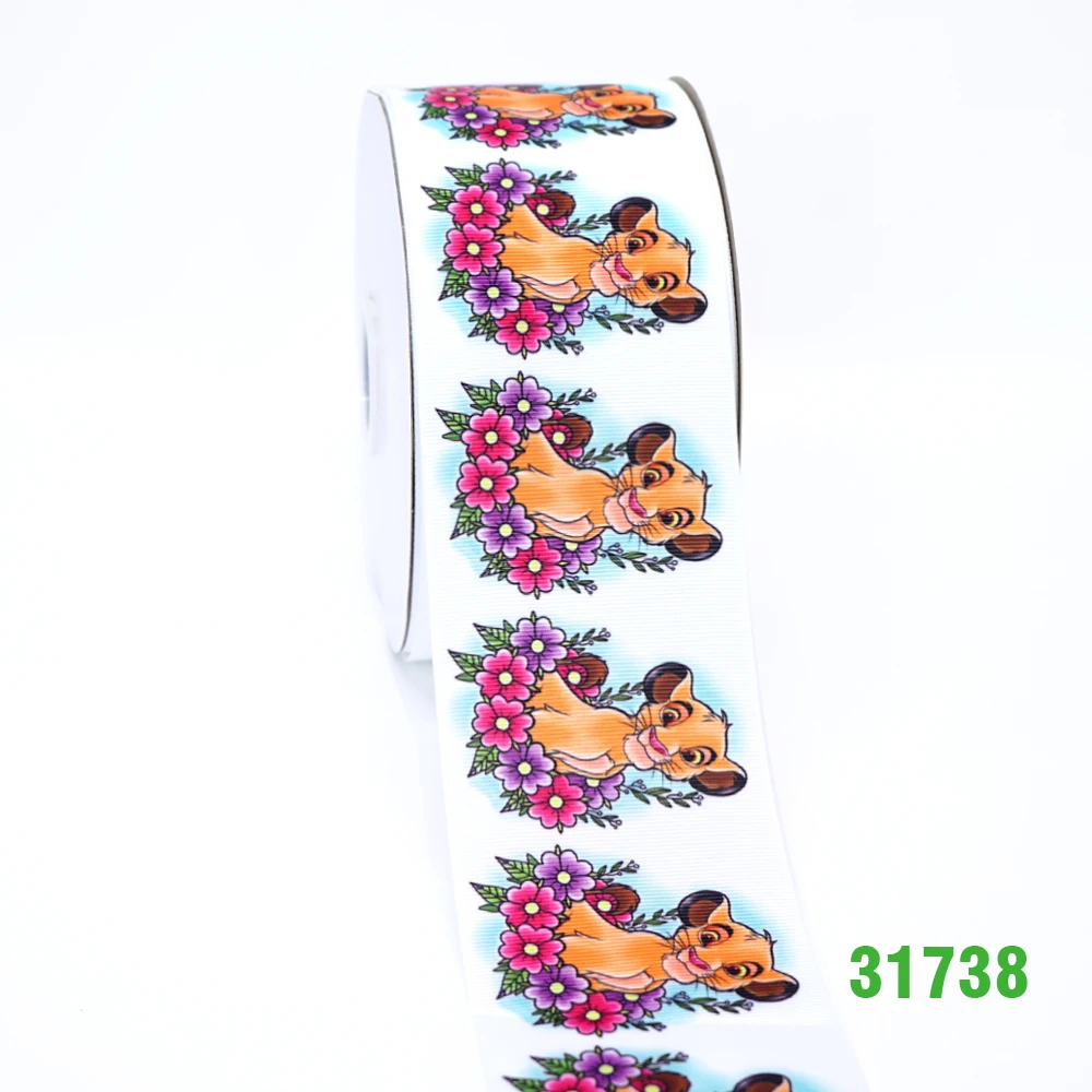 50 ярдов мультфильм напечатанный grosgrain ленты 31705