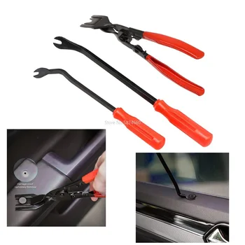 

A3pcs Car buckle holder Car Trim Removal Tool Car Panel Trim Removal Kit Auto Door Panel Removal Tool Set sheet metal tools