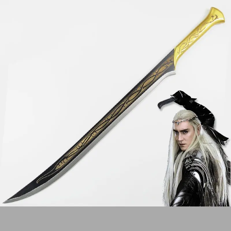 MOVIE Elf King Thranduil Cosplay Wooden Sword Weapon Prop | Тематическая одежда и униформа