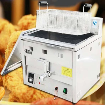 Best 20L Desktop 6KW Digital Display Temperature Control Commercial Electric Fryer 220V/380V Single Cylinder Fried Chicken Fries Pot