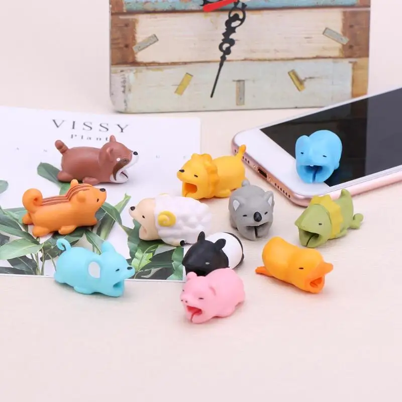 

Animal Shape Bite Anti Break Data Cable Cord Wire Protective Cover Cable Management Protector Cable Winder