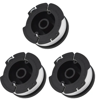 

3 Pack String Trimmer Spools For BLACK+DECKER AF-100-3ZP GH900 W/ 0.065" Line