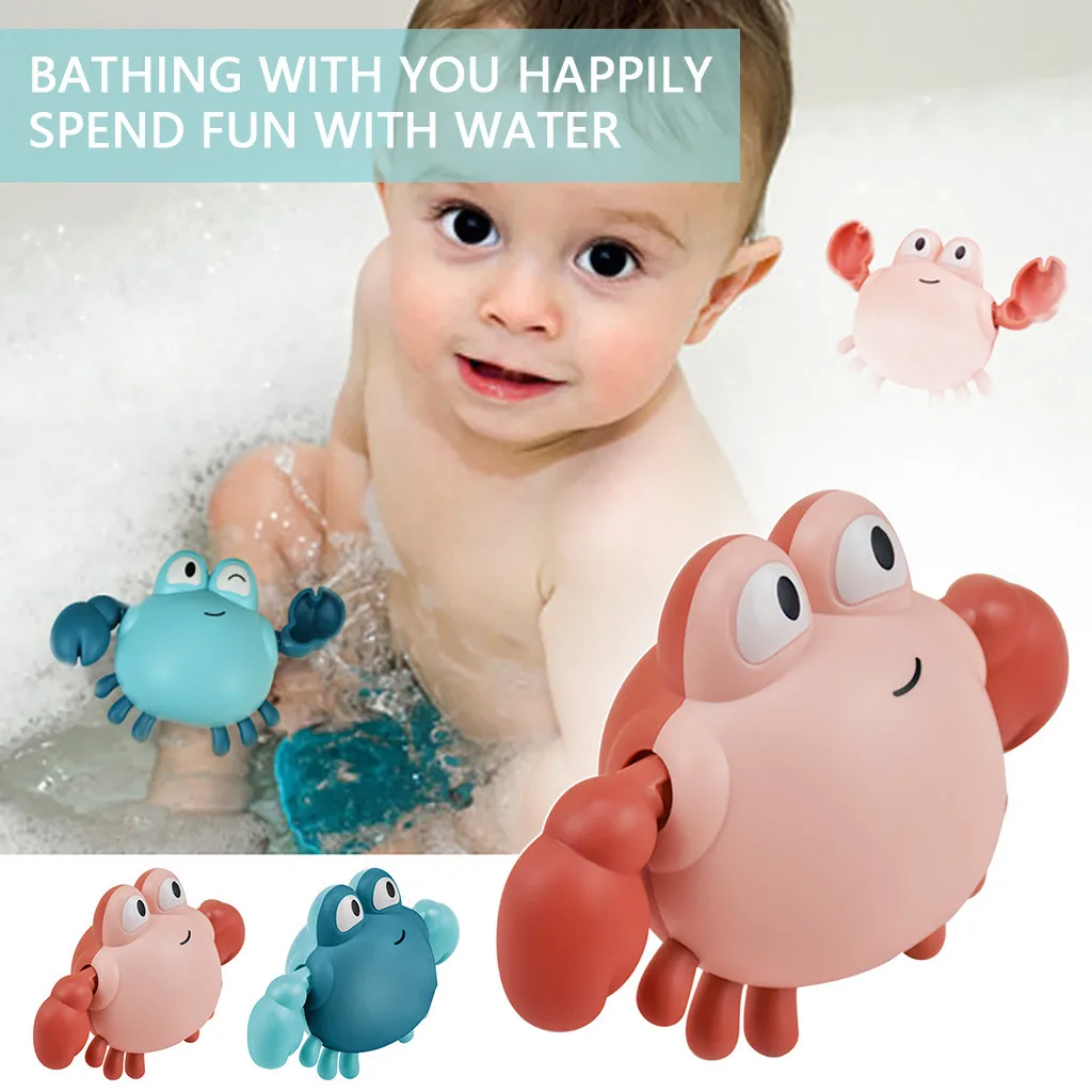 New Wind Up Bath Toy Baby Bath Swimming Bath Pool Toy Cute Wind Up Crab
