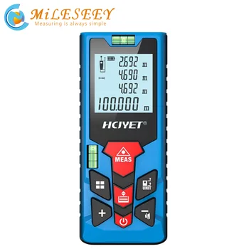 Mileseey laser distance meter sports rangefinder trena laser test tool build measure device ruler tape range finder laser distance meter 80m 100m rangefinder trena laser tape range finder build measure device ruler test tool