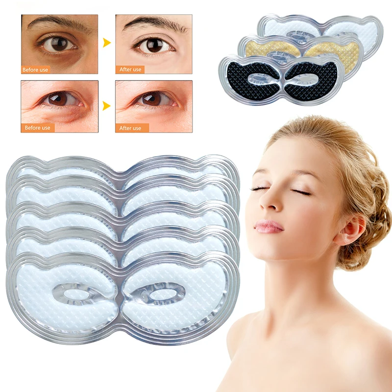 

Collagen Crystal Gel Eye Mask Wrinkle Anti Aging Dim Eye Bags Dark Circles Fading Eye Pads Moisturizing Skin Care TSLM2