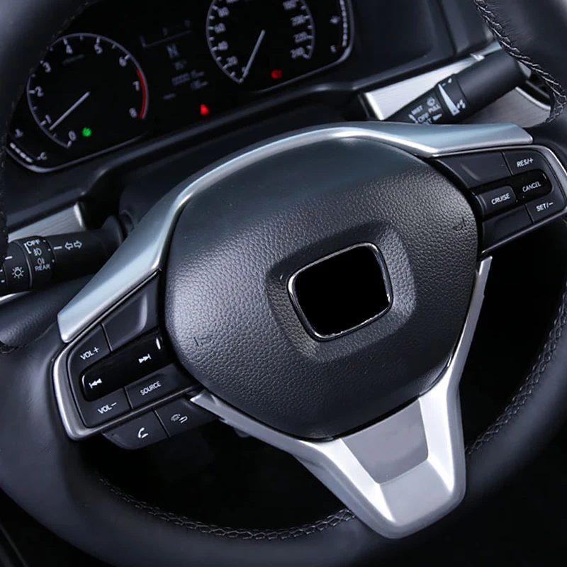 Карманго для Honda Accord 10th Авто Стайлинг Руль U Стиль рамка отделка наклейки Чехлы для интерьера аксессуары