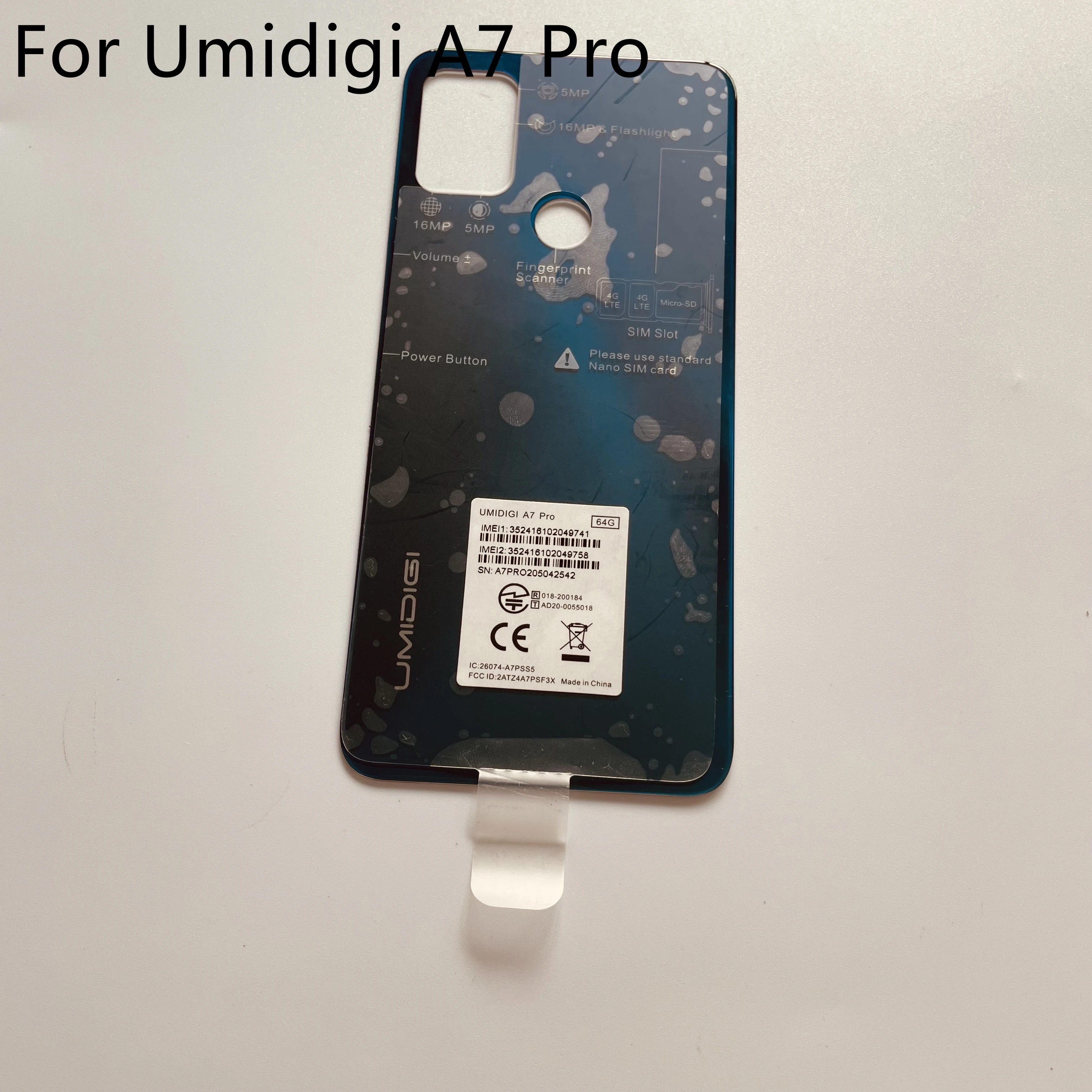 Чехол для UMIDIGI A7 Pro бывший в употреблении рандомный чехол MT6763T 6 3 &quotFHD 2340x1080