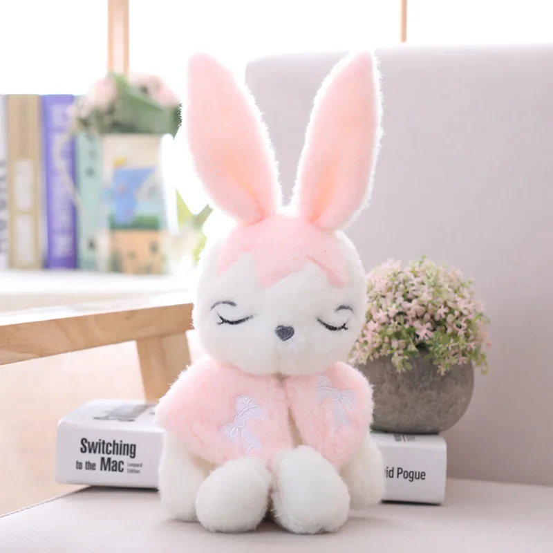 New moon rabbit doll plush toy little white rabbit doll grabbing machine baby's birthday gift - Цвет: 1