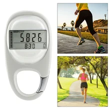 3D индукционный Шагомер фитнес-калорий шагомер Подсчет шагов портативный ходьба Бег счетчик шагов