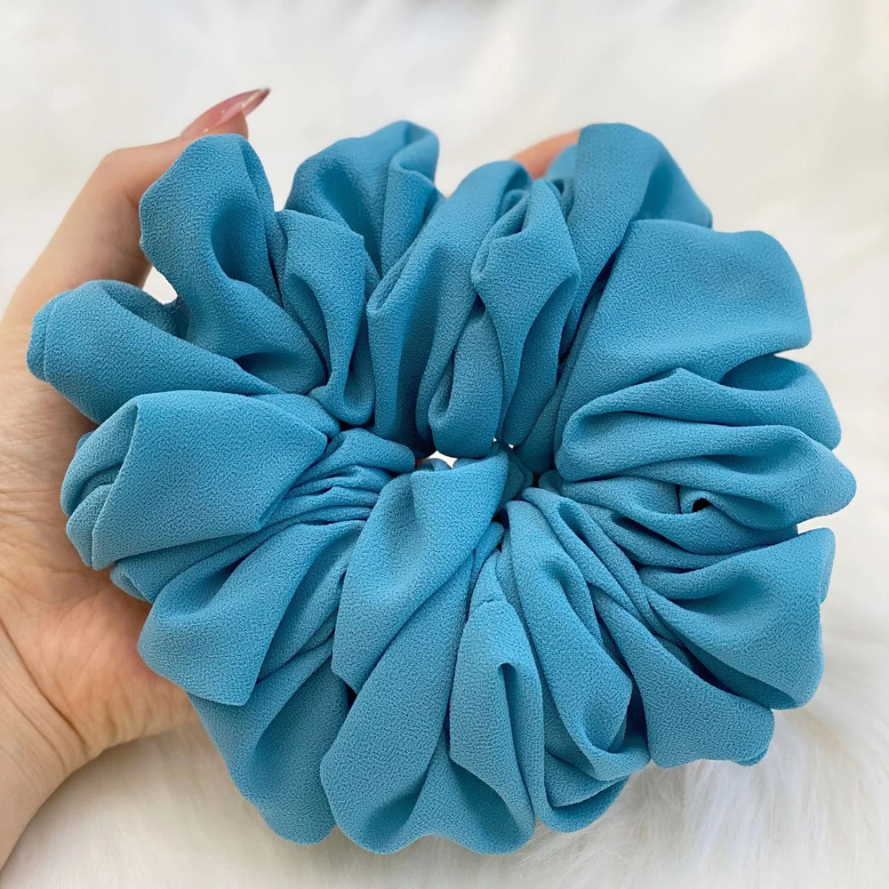 Hair Scrunchies Giant Large Intestine Big Circle Oversized Scrunchies Elastic Hair Band Ponytail Holder Hair Tie Accessories small hair clips Hair Accessories