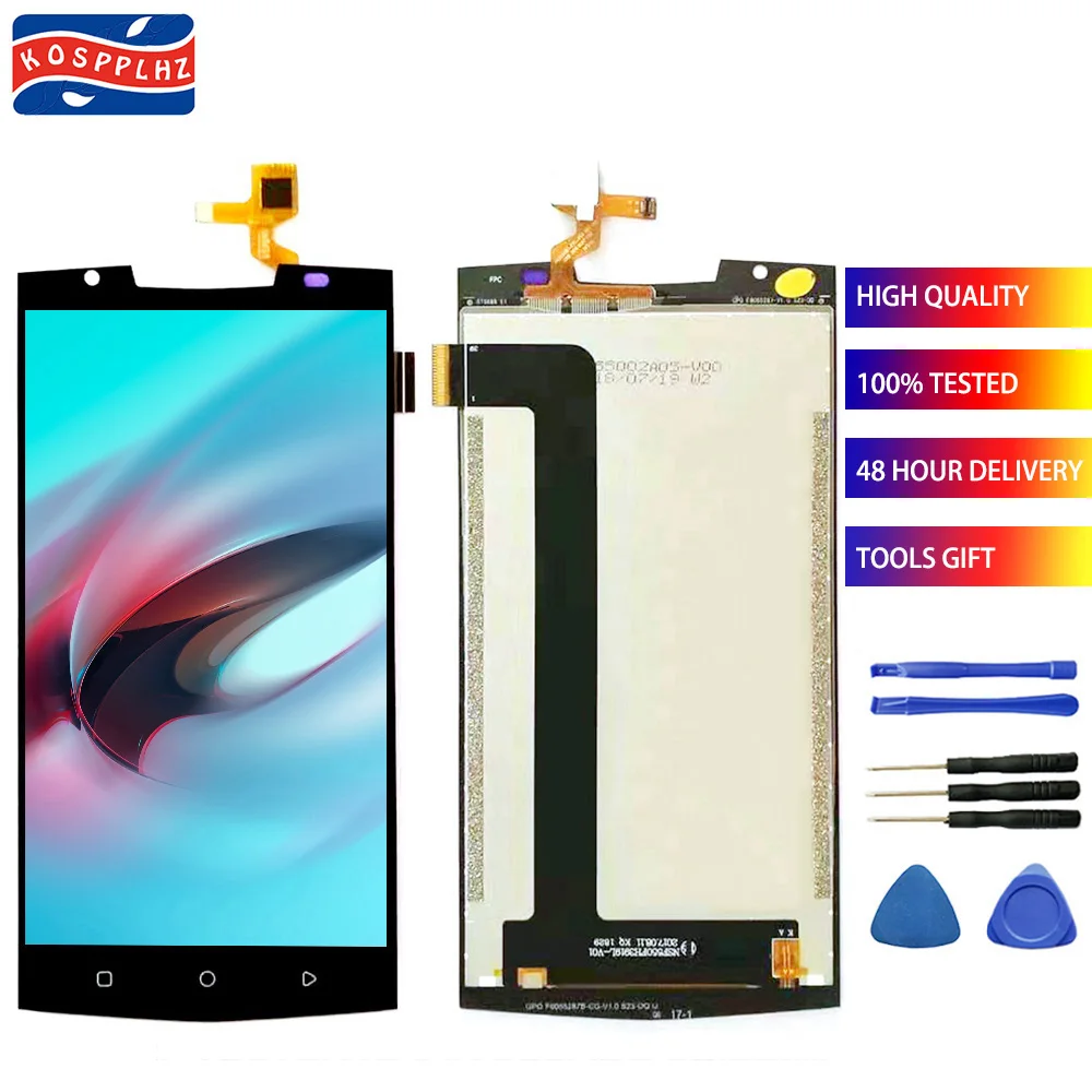 Для OUKITEL K10000 Pro / Mix ЖК-дисплей + Сенсорная зеркальная Замена Oukitel K 10000 Переднее