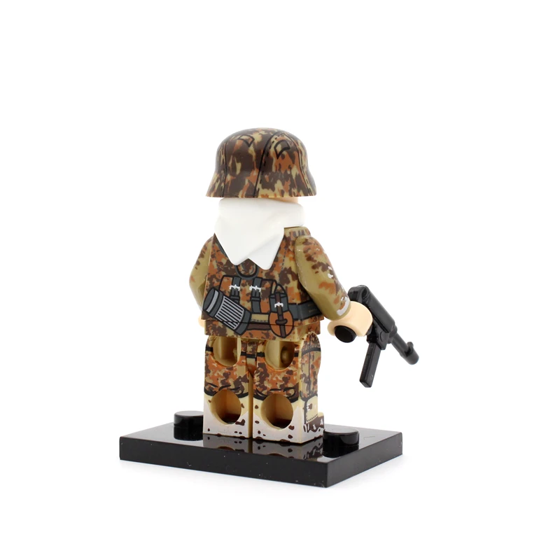NEW WW2 Military Army Soldier Figures Building Blocks German Herman Goering Paratrooper Armored Force Soldier Weapon Bricks Toys