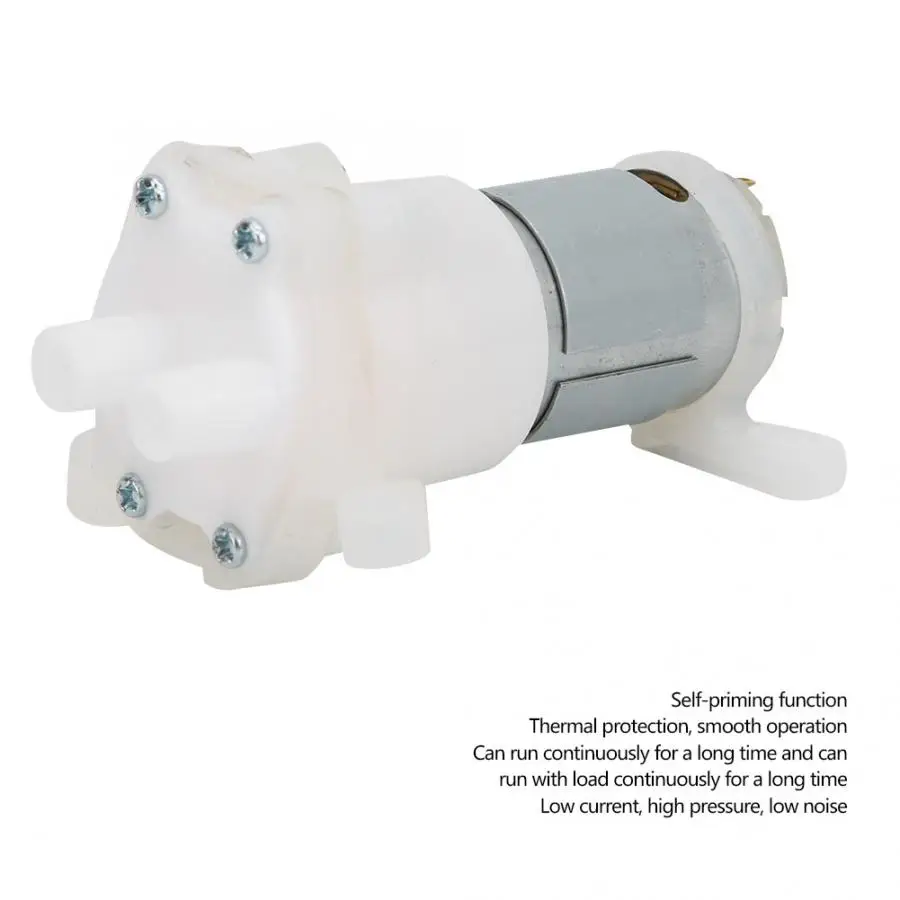 Water Pump DC6-12V Miniature Self-Priming Pump 380 Diaphragm Pump 1~5 Meters Lift