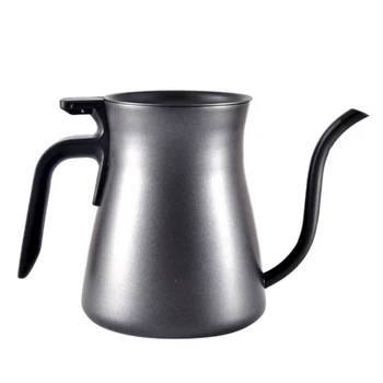 

900Ml Stainless Steel Drip Type Hand-Washing Pot Set Coffee Pot Fine Mouth Pot