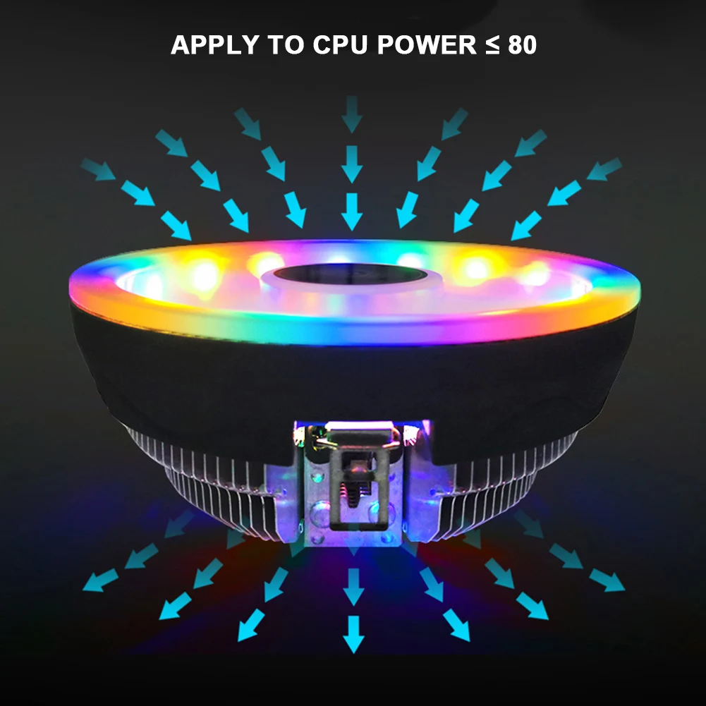Профессиональный охлаждающий вентилятор 120 мм 3Pin 12V тихий стабильный RGB