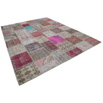 

305x403 Cm Multicolor Handmade Patchwork Rug-10x13 Ft