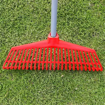 

26 Teeth Plastic Grasshopper Gardening Plastic Grass Rake Odorless and Non-toxic Garden Tool #SW
