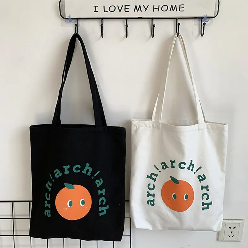 College Style Canvas Bag Women's Single Shoulder Handbag Japanese Harajuku Ins Student Bag Light and Large Capacity Ladies Bag