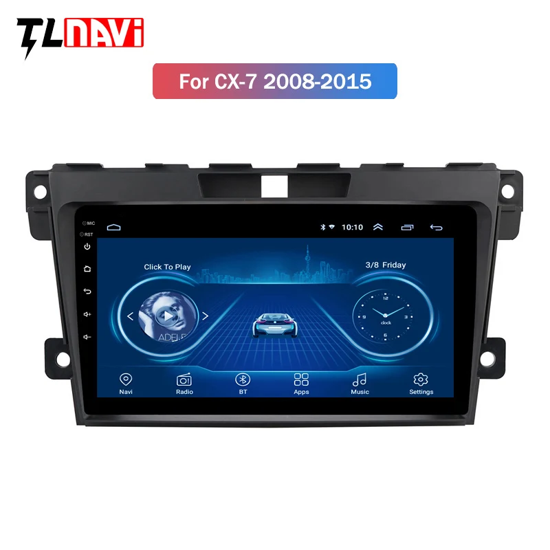 Excellent For Mazda CX7 CX-7 CX 7 ER 2009-2012 Car Radio Multimedia Video Player Navigation GPS Android 8.1 IPS 2.5D Screen 0