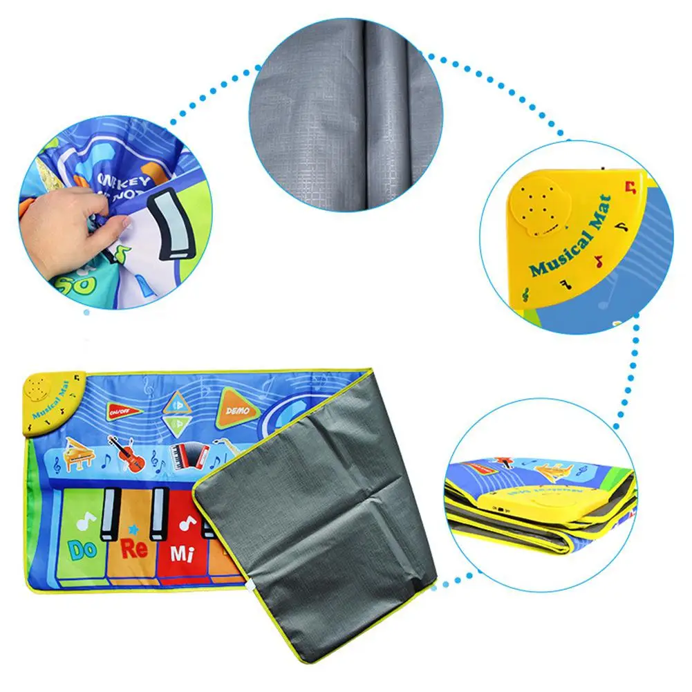 Kidlove многофункциональная фортепианная подстилка для танцев музыкальный ковер сенсорная игра обучающая игрушка