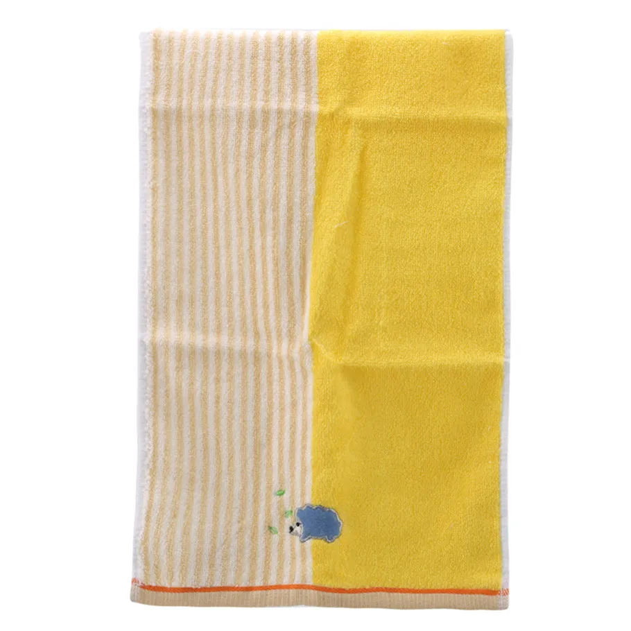 Ruiwjx Baby Cotton Cartoon Face Towels Infant Square Handkerchief Newborn Bathing Wrap Wide Cloth Washcloth Kids Children Toddle