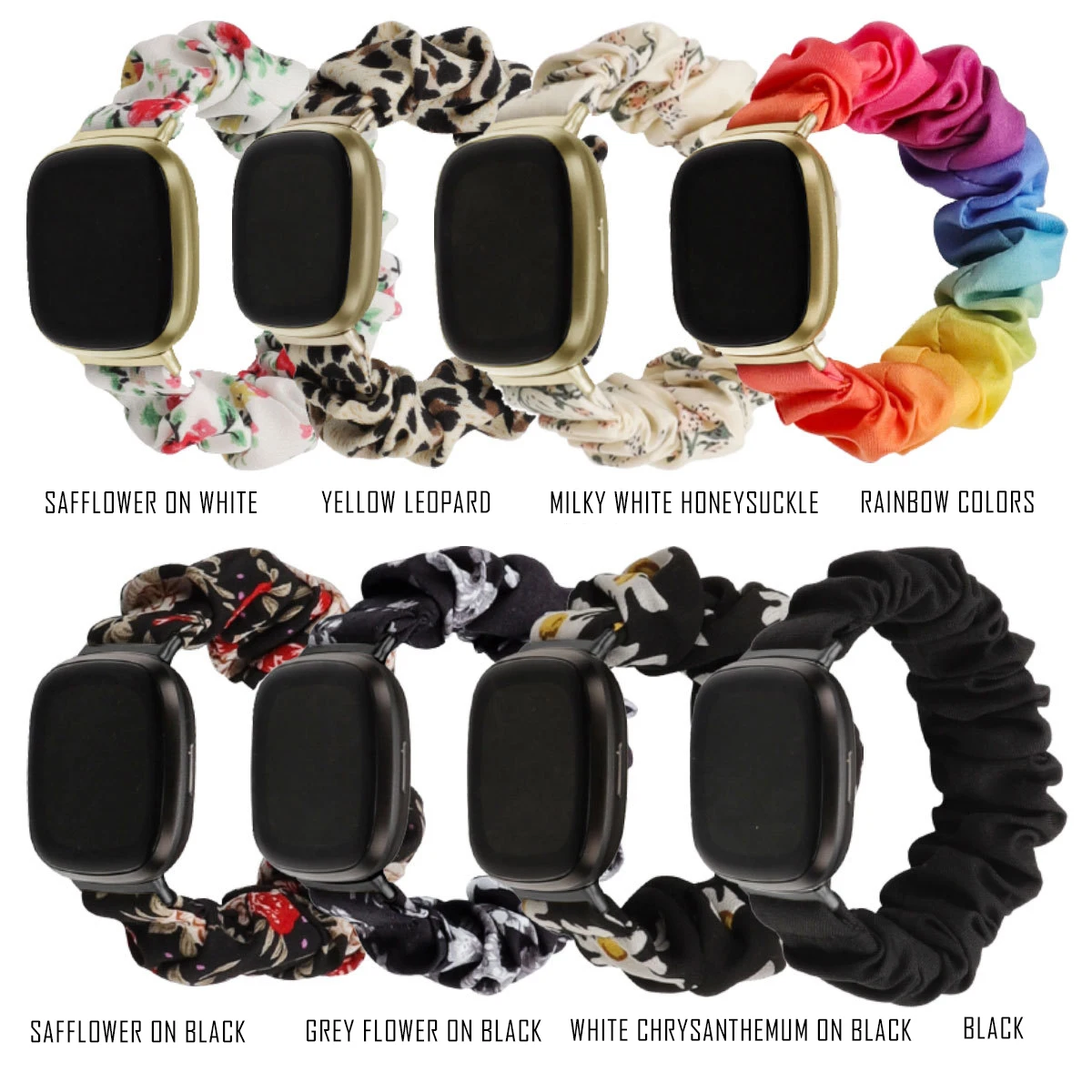 Suitable for Fitbit Versa 3 Smart Watch Fashion Polyester Wreath Hair Ring Elastic Strap Versa3 UTHAI F21 | Наручные часы