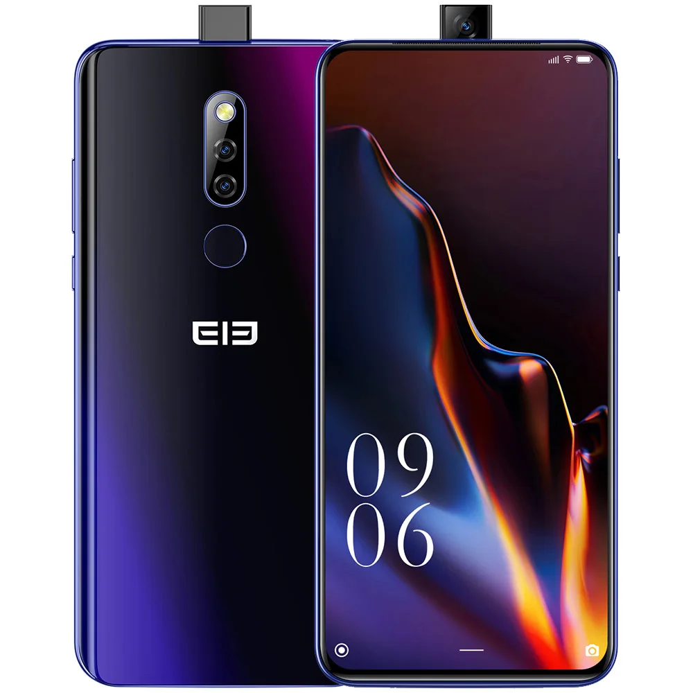 Purple Elephone PX 6,5" FHD+ Глобальная версия смартфона Android 9,0 MT6763 всплывающая камера 16 МП камера отпечаток пальца мобильного телефона - Цвет: Purple