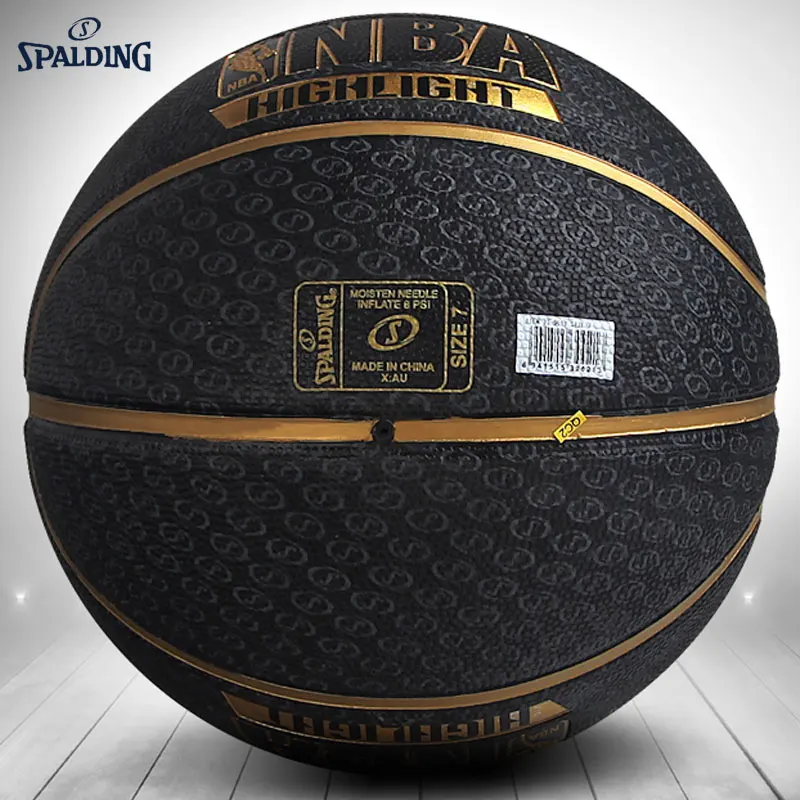 SPALDING мужской баскетбольный мяч Размер 7# резиновый Крытый открытый мяч спорт