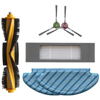 

6Pcs New Main Brush Side Brush Hepa Cleaning Cloth for Ecovacs Deebot T8 Robot Vacuum Cleaner Accessories