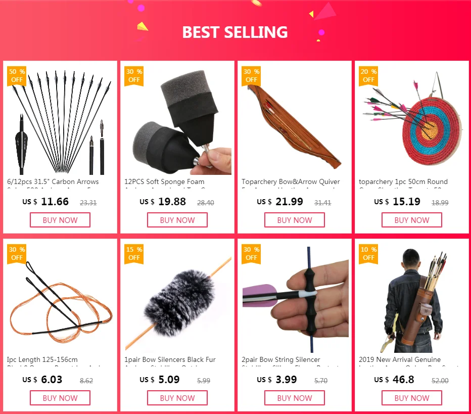 Powerful Recurve Bow for Adult Outdoor Shooting Target Practice - 30-70lbs Description Image.This Product Can Be Found With The Tag Names Recurve bow, Sports Entertainment