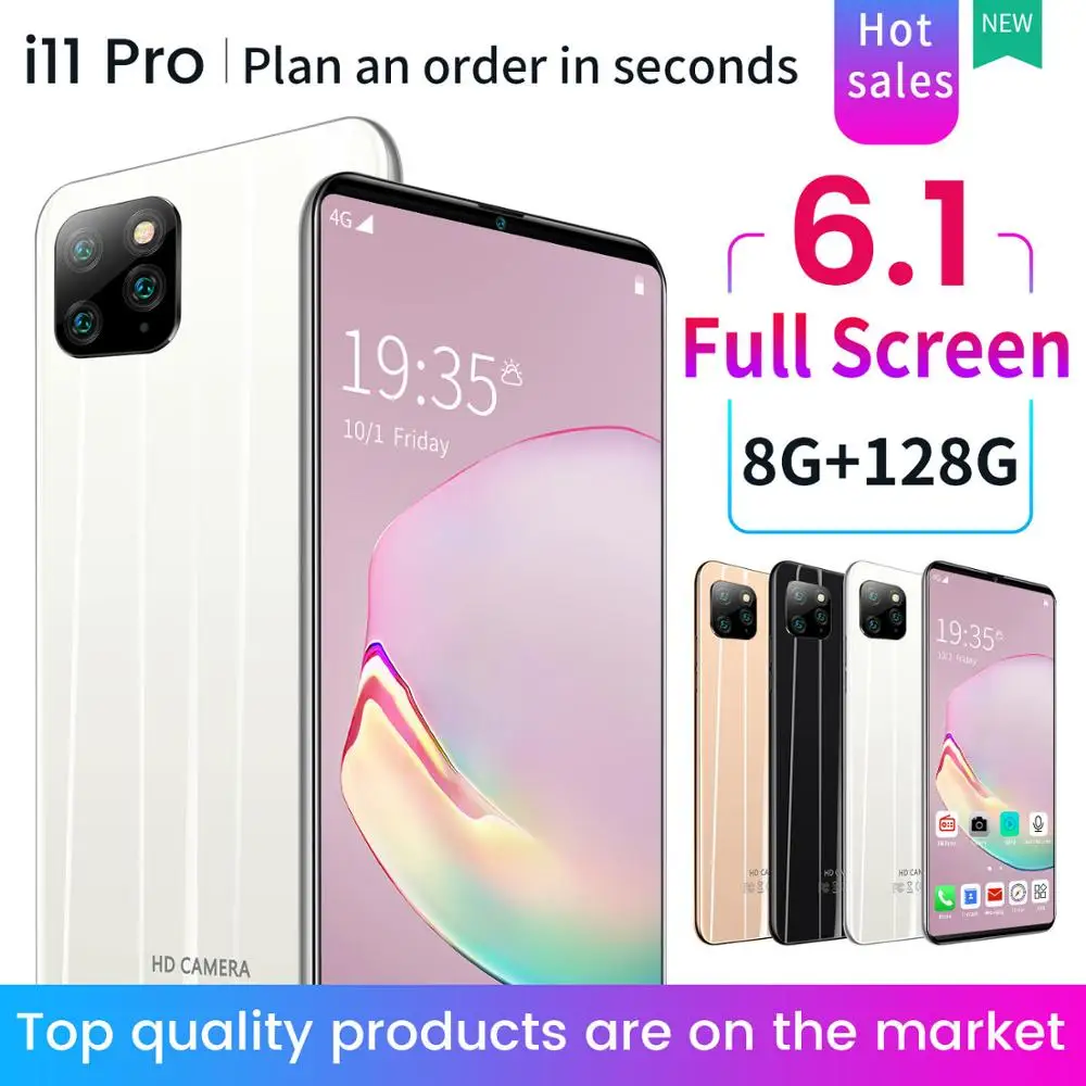 Global Version I11Pro 6.1 Inch Smartphone 8GB RAM
