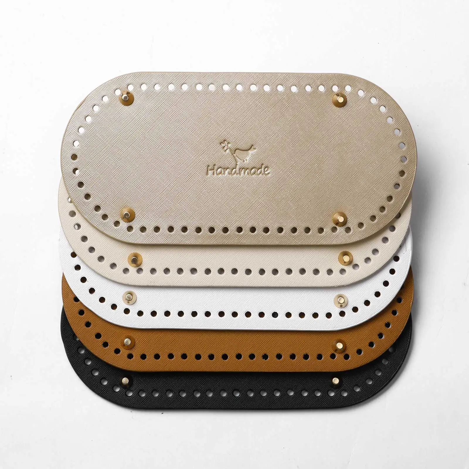 

Leather Bag Accessories Knitted Bag Bottom Shaper Insert Cushion Base Pads for Making Handbag Purse Replacement Part Accessories