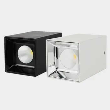 

Multicolor Square Dimmable COB LED Downlights 7W/10W LED Ceiling Spot Lights AC85-265V Warm Cold White Background Lamps Lighting