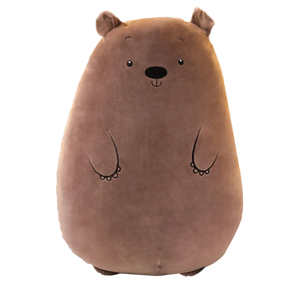 50 см мягкие животные мультфильм Подушка милый толстый динозавр Медведь ...
