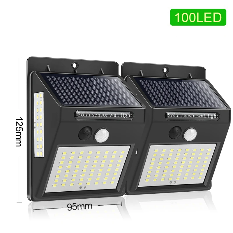 100 LED Solar Light Outdoor Solar Lamp with Motion Sensor Light SunLight LED Spotlight for Garden Decoration solar flood lights outdoor Solar Lamps