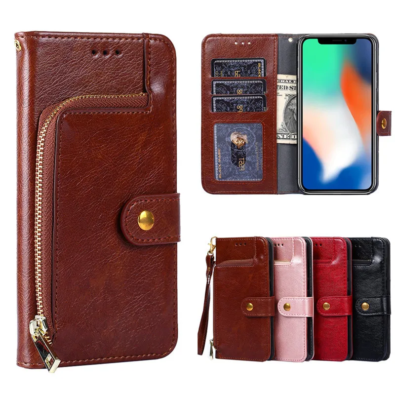 Multifunctional wallet phone case PU leather cover for Doogee Y9 Plus Phone Case For Y8 stand flip funda | Мобильные телефоны и