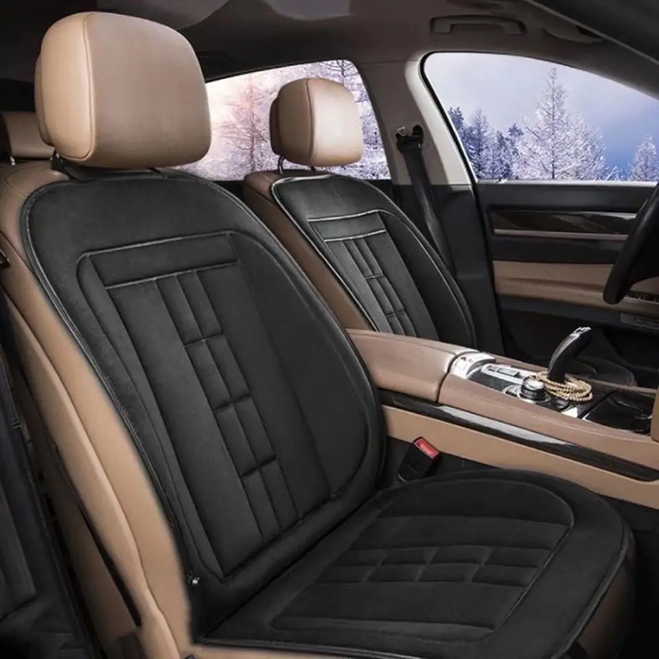

12V Heated Car Seat Cushion Cover Seat Automobiles Heater Warmer Winter Household Cushion Car driver Heated Seat Cushion