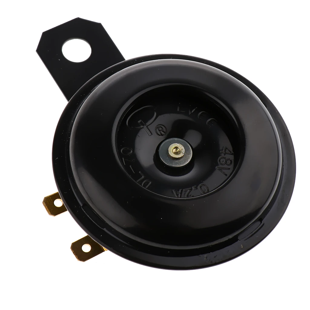 

105db 1.5A 12VMetal Electric Loud Horn Speaker Trumpet Black for Most of Motorcycles