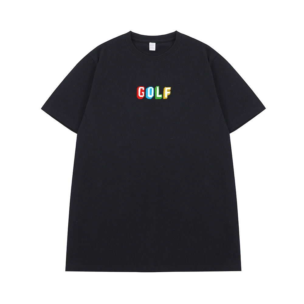 Принадлежности для гольфа Tyler The Creator Skate хлопковая футболка хлопковая Футболка мужская и женская унисекс - Цвет: Черный
