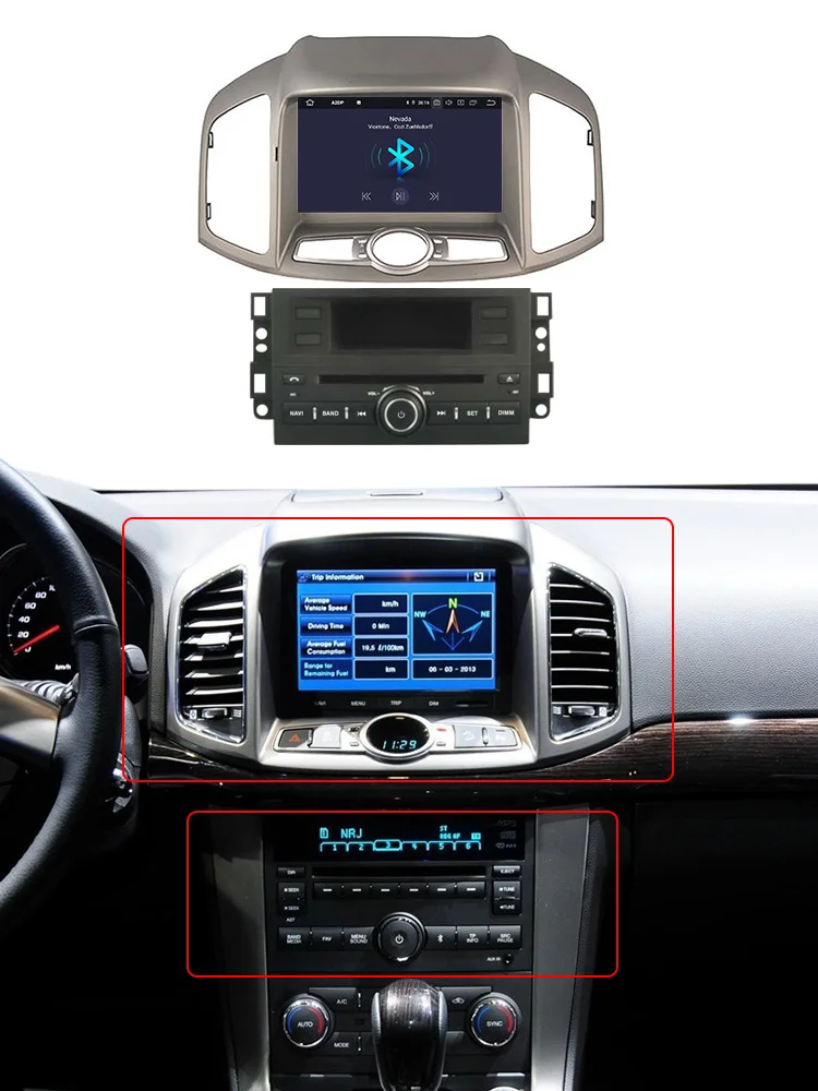 MEKEDE 4G ram 64G rom Android 9,0 автомобильный мультимедийный плеер для CHEVROLET CAPTIVA 2012-2013 с RDS gps навигатор wifi