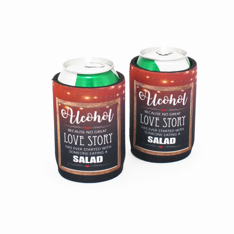 100 Pieces Stubby Holders Australia Wedding Beer Can Cover Custom Neoprene Bottle Holder Cooler Birthday | Багаж и сумки