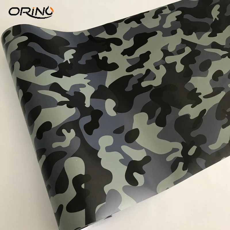 Green Black Camouflage Vinyl Wrap Sticker-6