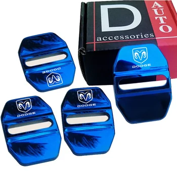 

Door Lock Cover sticker case for dodge caliber ram 1500 caravan charger grand caravan journey accessories car styling