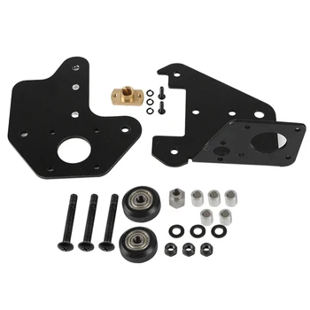 

1PC CR-10 S4/S5 X axis motor mount bracket right/left X-axis Front/Back Motor mount Plate with wheels Tnut for 3D printer parts