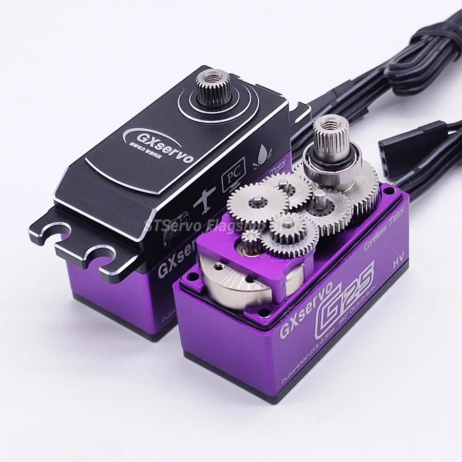 Angle du servomoteur RC haute performance, rotation 270°, parfait pour voiture et bateau.