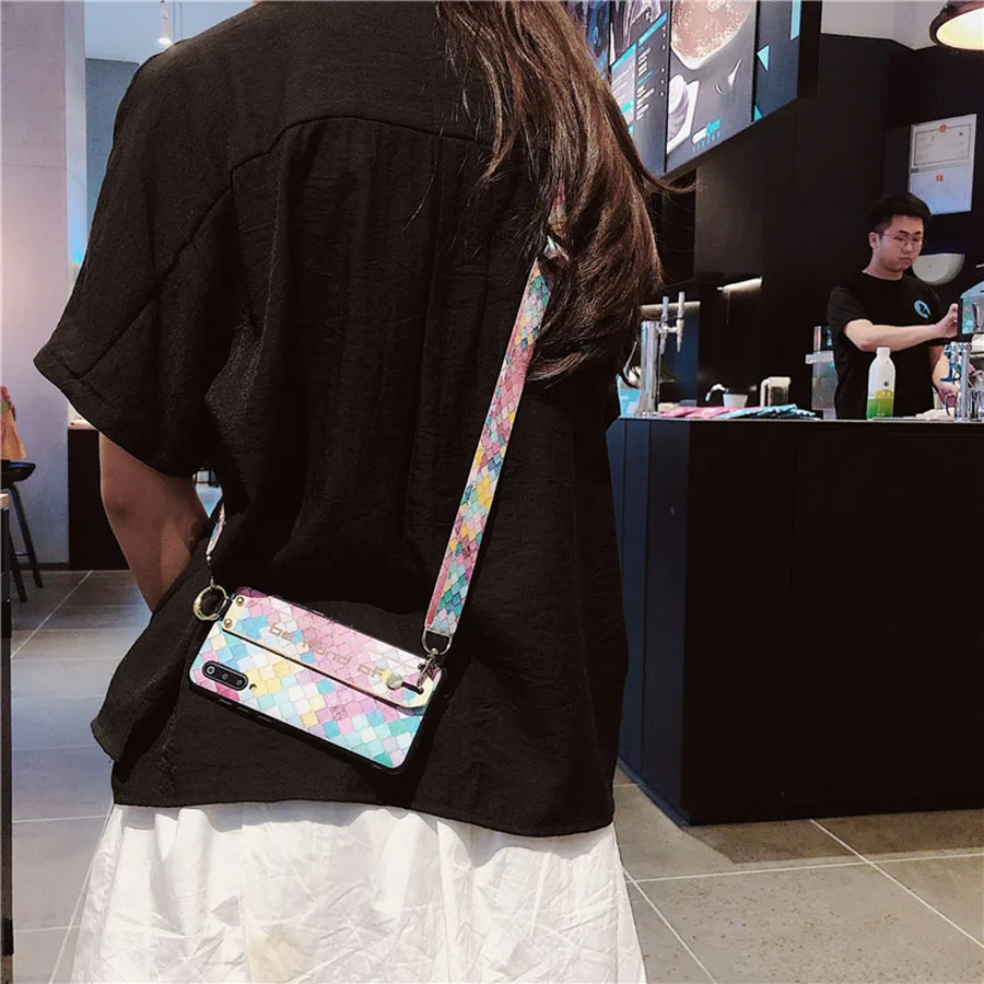 Чехол для мобильного телефона Xiaomi Redmi Note 7 задняя крышка Note 5 чехол с ремешком на запястье ожерелье кольцо держатель девичьи, женские, дамские
