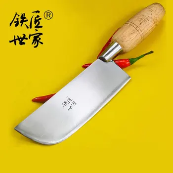 

Chef kitchen knives Stainless steel chinese handmade forged slicing knife cleaver bread fruit vegetable meat knife кухонные ножи